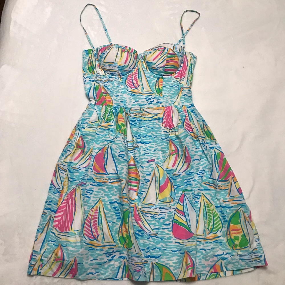 Lilly Pulitzer Georgie Dress in You Gotta Regatta